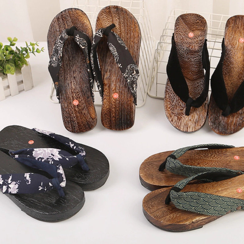 Geta Wooden Sandal - Летние сабо в стиле аниме ниндзя,