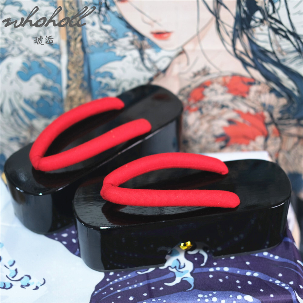 Geta Wooden Sandal - Летние женские шлепанцы, японские сабо гейши