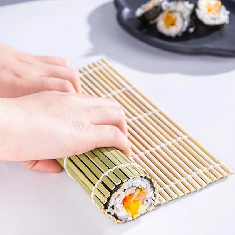 Sushi Making Kit - DIY бамбуковая сушиница, роликовый коврик, инструменты