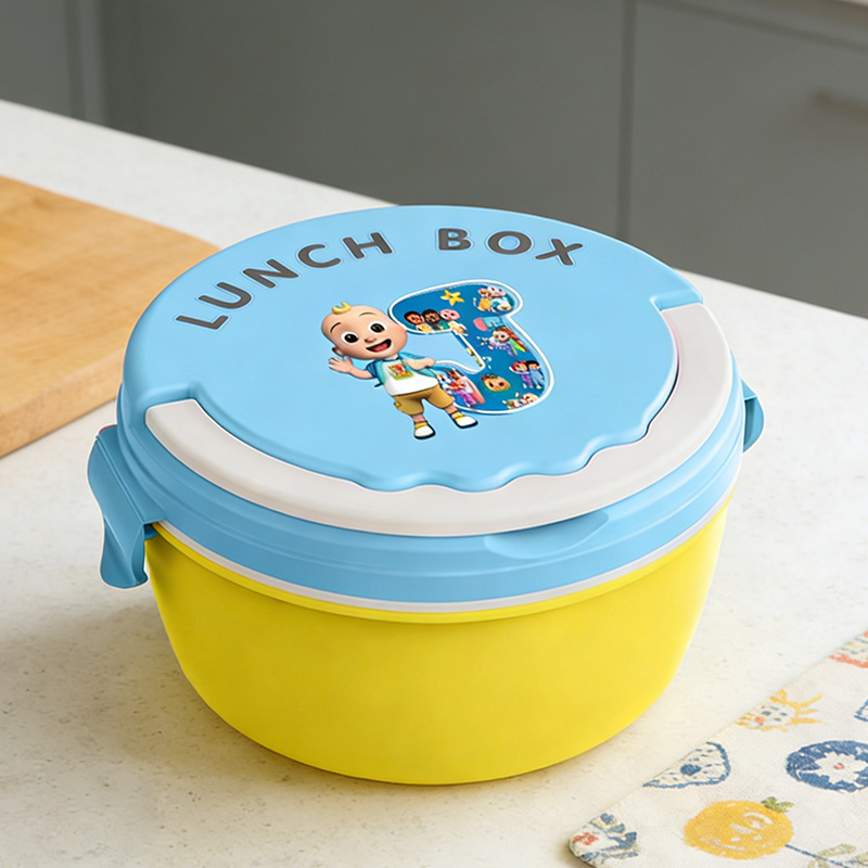 Bento Box - Ланч-бокс Cocomelon: портативный контейнер для еды,