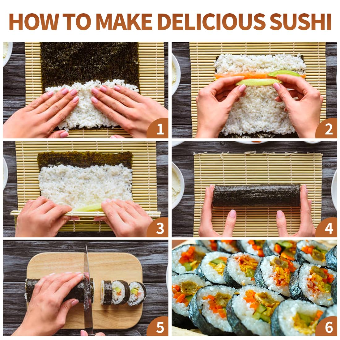 Набор для приготовления суши с – обзор и цена Sushi Making Kit