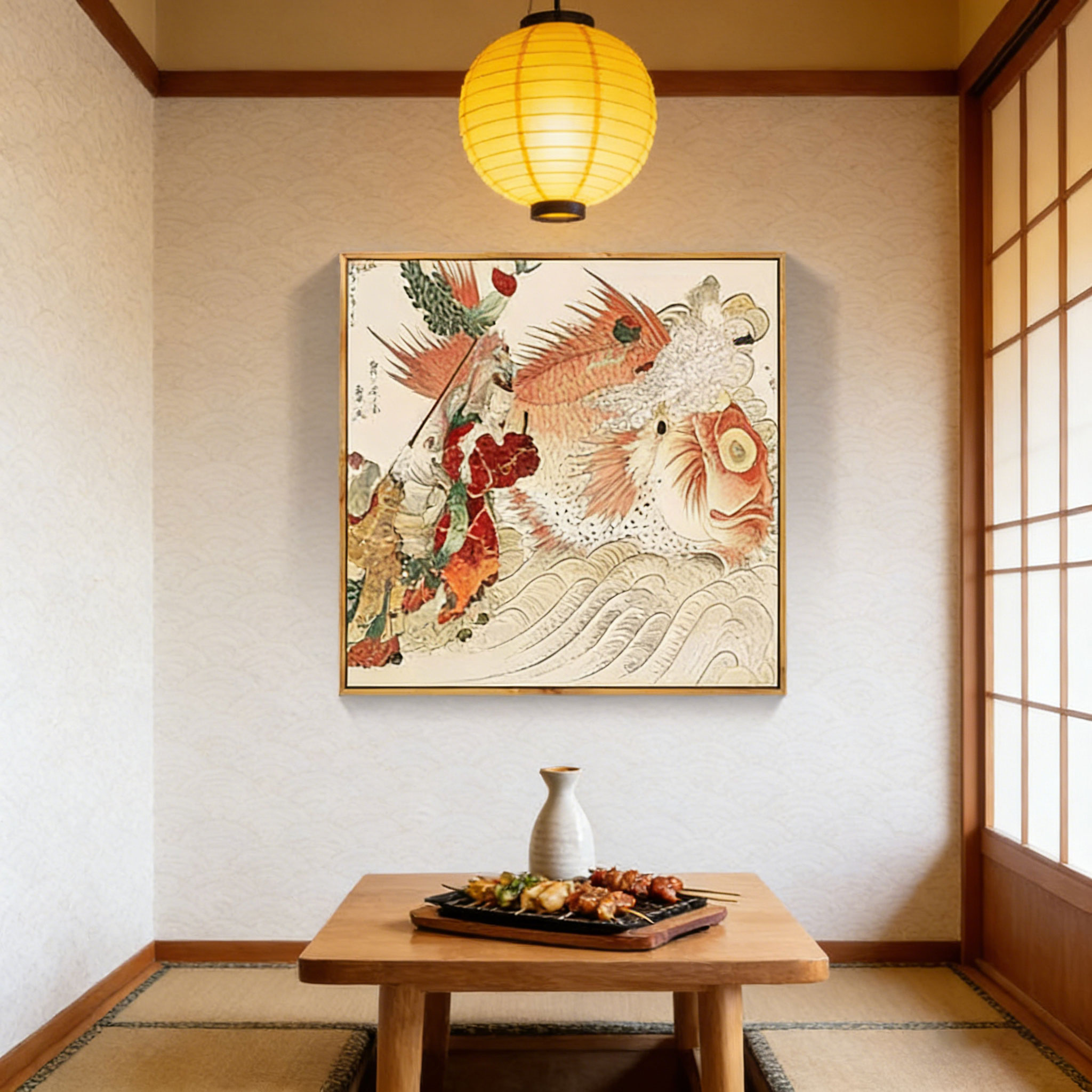 Постер на холсте в японском ст – обзор и цена Japanese Restaurant Lifestyle