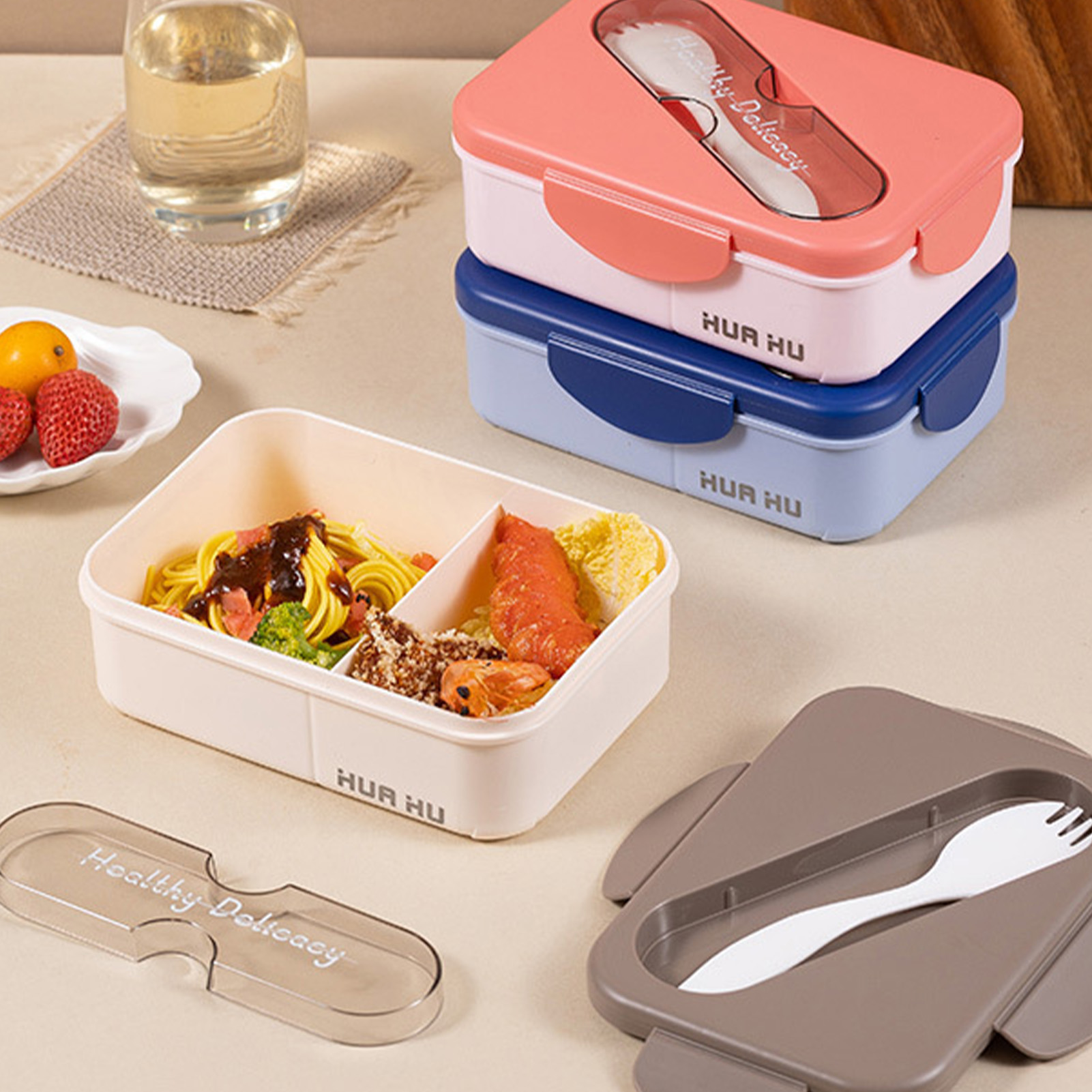 Студенческий ланч-бокс с вилко – обзор и цена Bento Box
